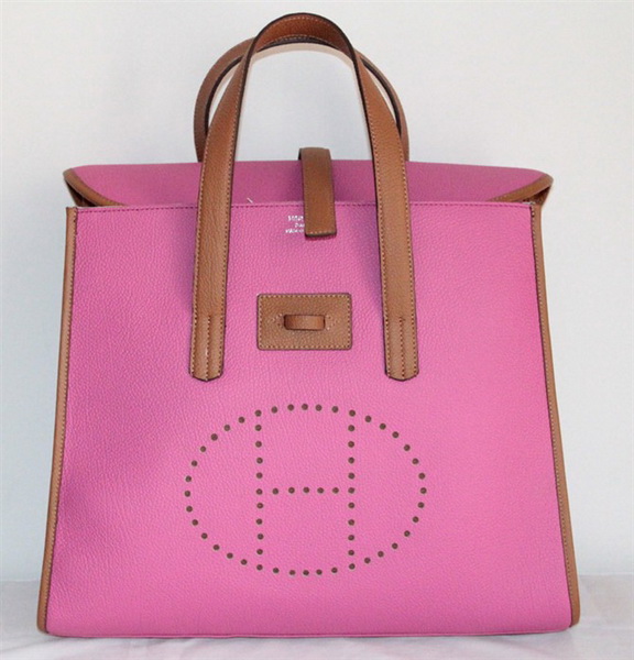 Best Hermes FeuDou Bag Peach 509095